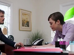 Oficina, Pequeña, Secretaria, Flaco, Tetas