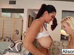 茶髪の, レズビアン, 裸, オマンコ