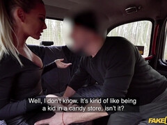 Australian thot Isabelle takes a hard pounding in the taxi cab