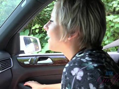 Amateur, Plage, Blonde, Petite amie, Pov, Chatte, Rasée, Nénés