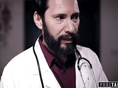 Grosse titten, Blondine, Blasen, Besamung, Arzt, Prüfung, Hardcore, Realität