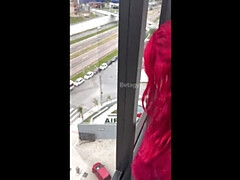 Enthousiasteling, Braziliaans, Roodharige vrouw