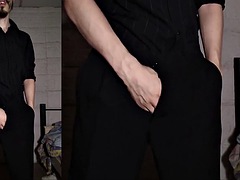 Enthousiasteling, Grote lul, Sperma shot, Masturbatie, Olie, Mager, Alleen, Tiener