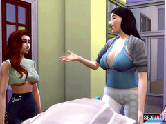 デカ尻, ジム, レズビアン, おもちゃ