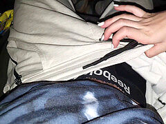 Pijpbeurt, Latijnse vrouw, Buiten, Openbaar, Tiener