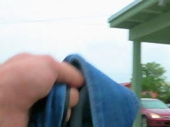 Amerikanisch, Auto, Schwarz, Aufs gesicht abspritzen, Im freien, Muschi, Realität, Rasiert