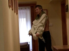 She caught her father in love creeping on her in the shower