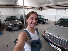 Amateur, Coche, Corridas, Checa, Garganta profunda, Corridas faciales, Natural, Tetas naturales