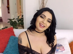 Anal, Culo, Lamer culo, Entrevista, Chica, Tetas grandes, Sexo duro, Tetas
