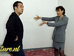 お尻, 茶髪の, ヒール, なめる, オナニー, 熟年, オマンコ, フェラする