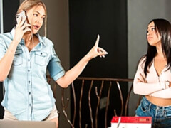 最高, ブロンド, 指いじり, キス, レズビアン, なめる, オナニー, オマンコ