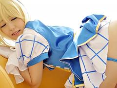 Amateur, Asiatique, Blonde, Sucer une bite, Japonaise