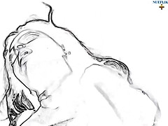 Enthousiasteling, Grote kont, Grote mammen, Rondborstig, Indisch, Moeder, Realiteit, Tieten likken