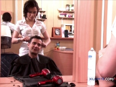 Grosse titten, Braunhaarige, Vollbusig, Schwanz, Hd, Strumpfhose, Ablutschen, Titten