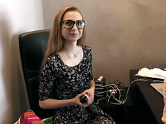 Жопа, Двойное проникновение, Очки, Хд, Мастурбация, Реалити, Сиськи, Игрушки