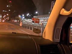 Takevan - Busty blonde caught on airport and fucked in van