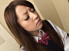 Nasty Ria Sakurai gets fucked after class