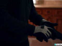 Schlafzimmer, Grosse titten, Blasen, Braunhaarige, Paar, Spermaladung, Schwanz, Aufs gesicht abspritzen