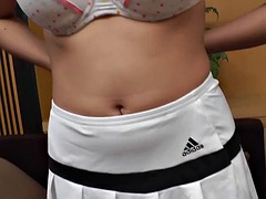 Amateur, Gros seins, Branlette thaïlandaise, Lingerie, Masturbation, Transsexuelle, Solo, Nénés