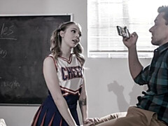 Kont, Pijpbeurt, Hondjeshouding, Natuurlijke tieten, Schoolmeisje, Mager, Tiener, Tieten likken