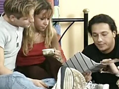 Amateur, Pareja, Extremo, Corridas faciales, Alemán, Al aire libre, Público, Adolescente