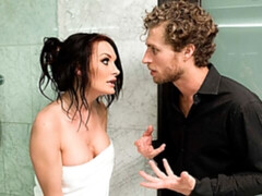 Blasen, Braunhaarige, Hundestellung, Milf, Rasiert, Titten