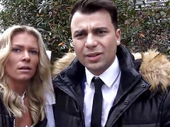 浮気する, チェコ, ヨーロピアン, 旦那, 淫乱熟女, ハメ撮り, ラフ, ストッキング