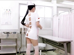 Grosse titten, Vollbusig, Japanische massage, Natürlichen titten, Krankenschwester, Solo, Strümpfe, Titten