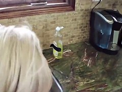 Kenzie Green gets load of cum in mouth after getting fucked