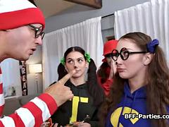 デカチン, 茶髪の, フォアサム, 彼女, ハードコア, パーティ, 現実, ティーン