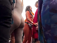 Dance into wild ecstasy with blonde rave queens under lights