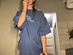 素人, アナル, 美女, ブロンド, 指いじり, フィストファック, 一人, オッパイの