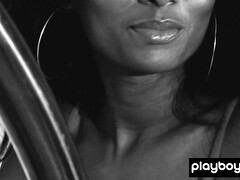 Negro, Ébano, Flexible, Tetas naturales, Coño, Pelirrojo, Sexo soft, Tetas