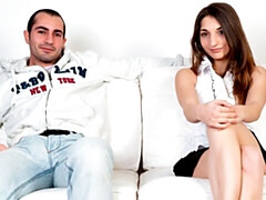 デカ尻, デカチン, フェラチオ, 茶髪の, バック, 剃毛, ガリガリ, ティーン