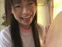 Leie, Asiatisch, Blasen, Japanische massage, Pov