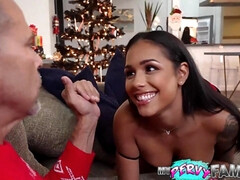 デカ尻, フェラチオ, 茶髪の, 巨乳な, 淫乱熟女, タトゥー, 三人, オッパイの