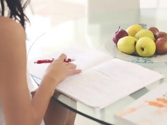 Kont, Mooi, Voeten, Natuurlijk, Tepels, Slipje, Alleen, String