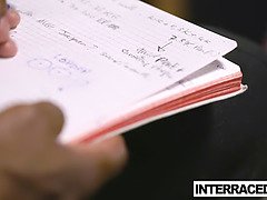 デカチン, フェラチオ, チン, 巨大, デカチンの, 異人種間, オマンコ, ストッキング