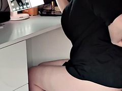 After my husband works, I give him oral sex and lots of tongues on his dick.