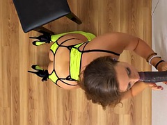 Febby Twigs Takes On Big Black Cocks - Glory Hole