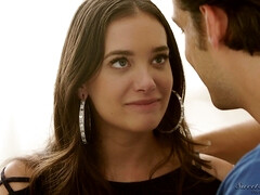 18, フェラチオ, 茶髪の, チン, Hd, 自然山雀, 小柄, オマンコ