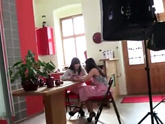 Beauté, Classique, Mignonne, Queue, Pénétrer avec le poing, Naturelle, Chatte, Plan cul à trois