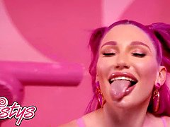 Tetas grandes, Tacones, Masturbación, Orgasmo, Coño, Solo, Juguetes, Mojado