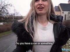 Rubia, Polla, Estilo perrito, Alemán, Sexo duro, Enorme, Público, Realidad