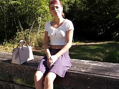 18, ディルド, Hd, オーガズム, 赤毛, ラフ, オッパイの, おもちゃ