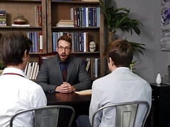 The man is powerless as he watches these two get it on