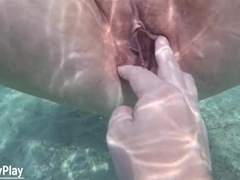 素人, ぽっちゃり, ぽちゃ, 中出し, Hd, 淫乱熟女, アウトドア, 水中