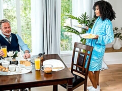 Enthousiasteling, Zwart, Interraciaal, Zoenen, Lesbisch, Likken, Masturbatie, Tieten likken