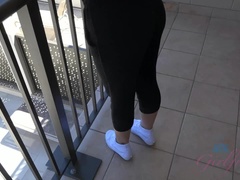 Culo, Cuarto de baño, Morena, Pov, Coño, Calcetines, Tatuaje, Tetas