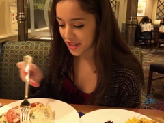 Enthousiasteling, Vriendin, Latijnse vrouw, Slipje, Gezichtspunt, Mager, Rok, Tiener